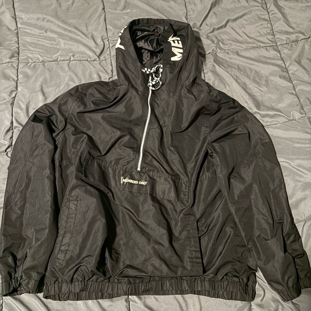 Men's Black Members Only  Jacket